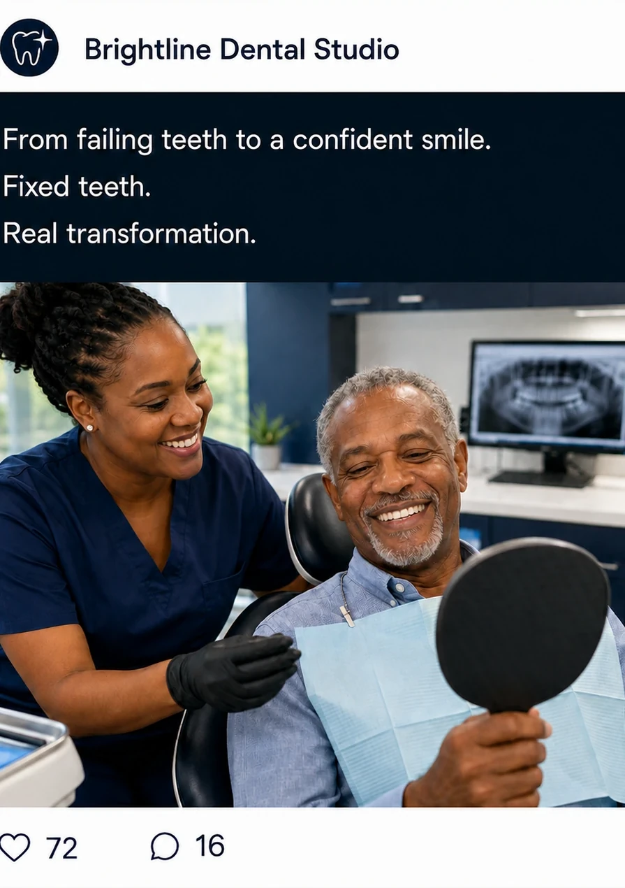 Social post generated from the case
